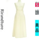 【4/23値下げ】【中古】【古着】 リランドチュール Rirandture オーバーオール サロペット パンツ バックリボンサロペットロングスカート オールシーズン アイボリー