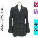 【4/23値下げ】【中古】【古着】 バンヤードストーム BARNYARDSTORM コート アウター ミドル丈Pコート 冬物 冬 秋冬 紺色/ネイビー