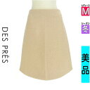 【4/23値下げ】【中古】【古着】 デプレ DES PRES スカート スカート ラウンドヘムミディスカート 冬物 冬 秋冬 ベージュ