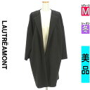 【4/23値下げ】【中古】【古着】 ロートレアモン LAUTREAMONT コート アウター オーバーサイズロングコート 冬物 冬 秋冬 ブラック