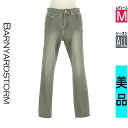 【4/23値下げ】【中古】【古着】 バンヤードストーム BARNYARDSTORM デニムパンツ パンツ カットオフスキニーデニムパンツ オールシーズン グレー