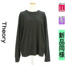 \超得★20%OFFクーポンで10384円/ セオリー theory ニット レディース 冬 長袖 グレー LL カシミヤニットトップス 【中古】【古着】【セー...