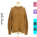 【4/23値下げ】【中古】【古着】 ミラオーウェン Mila Owen セーター トップス モヘヤ混ニットトップス 冬物 冬 秋冬 ブラウン