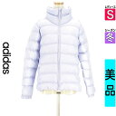 【4/23値下げ】【中古】【古着】 アディダス adidas コート アウター 中綿ショートコート 冬物 冬 秋冬 パープル