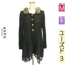 \週末限定★20%OFFクーポン/ アクシーズファム axes femme カーディガン ボレロ レディース 冬 ブラック M ファー付きフーディニットカーディ...