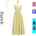 \SUMMER SALE★10%OFFクーポンで2277円/ ダーリッチ Darich キャミワンピース レディース 夏 ベージュ M ボリュームフレアロングチ...