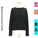 【4/23値下げ】【中古】【古着】 バンヤードストーム BARNYARDSTORM ニット トップス レイヤード風スリーブニットトップス 秋物 秋冬 春秋 ブラック