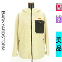【4/23値下げ】【中古】【古着】 バンヤードストーム BARNYARDSTORM コート アウター バイカラーフーディボアジャケット 冬物 冬 秋冬 アイボリー