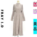 【4/23値下げ】【中古】【古着】 フレイアイディー FRAY I.D ワンピース チュニック ワンピース 小花柄シフォンロングワンピース 春物 春秋 春夏 パープル