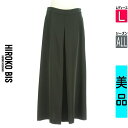 【4/23値下げ】【中古】【古着】 ヒロコビス HIROKO BIS パンツ パンツ インパーテッドプリーツワイドパンツ オールシーズン ブラック