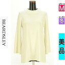 \超得★20%OFFクーポンで10560円/ ビアズリー BEARDSLEY ニット レディース 冬 長袖 アイボリー M スリットフレアスリーブロングニット ...