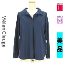 \週末限定★3000円OFFクーポン配布中/ メランクルージュ Melan Cleuge カットソー プルオーバー レディース 春 長袖 紺色/ネイビー L フ...