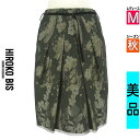 【4/23値下げ】【中古】【古着】 ヒロコビス HIROKO BIS スカート スカート 花柄×チュールミディスカート 秋物 秋冬 春秋 ブラック