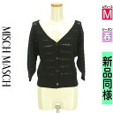 【4/23値下げ】【中古】【古着】 ミッシュマッシュ MISCH MASCH カーディガン ボレロ カーディガン 透かし編みニットカーディガン 春物 春秋 春夏 ブラック