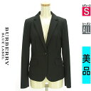 【4/23値下げ】【中古】【古着】 バーバリーブルーレーベル BURBERRY BLUE LABEL ジャケット アウター ワンボタンテーラードジャケット オールシーズン ブラック