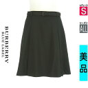 【4/23値下げ】【中古】【古着】 バーバリーブルーレーベル BURBERRY BLUE LABEL ミニスカート スカート ボックスプリーツミニスカート オールシーズン ブラック