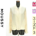 \超得★20%OFFクーポンで1584円/ マウジー MOUSSY ブルゾン スタジャン レディース 春 ピンク M 薄手MA-1 【中古】【古着】【セール】