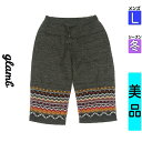 【4/23値下げ】【中古】【古着】 グラム glamb パンツ パンツ フェアアイル柄ニットパンツ 冬物 冬 秋冬 グレー