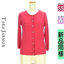 \SUMMER SALE★10%OFFクーポンで5346円/ タラジャーモン TARA JARMON カーディガン ボレロ レディース 春 ピンク SS ビジュ...