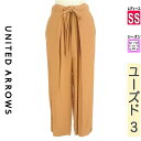 \超得★20%OFFクーポンで1584円/ ユナイテッドアローズ UNITED ARROWS パンツ レディース 春 ピンク SS タックテーパードパンツ 【中...