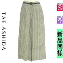 \激得★30%OFFクーポンで33495円/ タエアシダ TAE ASHIDA パンツ レディース 冬 ブラック S チェック柄リネンワイドパンツ 【中古】【古...