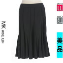 【4/23値下げ】【中古】【古着】 エムケーミッシェルクラン MK MICHEL KLEIN スカート スカート ミディフレアスカート オールシーズン ブラック