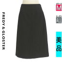 【4/23値下げ】【中古】【古着】 フレディ&グロスター FREDY&GLOSTER スカート スカート ミディフレアスカート オールシーズン ブラック