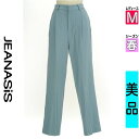 【4/23値下げ】【中古】【古着】 ジーナシス JEANASiS パンツ パンツ パイピングセンタープレステーパードパンツ 春物 春秋 春夏 水色/ライトブルー