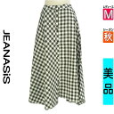 【4/23値下げ】【中古】【古着】 ジーナシス JEANASiS ロングスカート マキシスカート スカート イレギュラーヘムロングフレアスカート 秋物 秋冬 春秋 ブラック