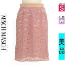【5/8値下げ】【中古】【古着】 ミッシュマッシュ MISCH MASCH スカート スカート 膝丈総レーススカート 春物 春秋 春夏 ピンク