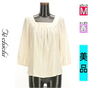 \週末限定★3000円OFFクーポン配布中/ テチチ Te chichi カットソー プルオーバー レディース 春 長袖 アイボリー M ドットジャガードフレア...
