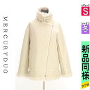 【5/8値下げ】【中古】【古着】 マーキュリーデュオ MERCURYDUO コート アウター ショートスウェードコート 冬物 冬 秋冬 アイボリー