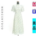 【5/8値下げ】【中古】【古着】 マーキュリーデュオ MERCURYDUO ワンピース チュニック ワンピース 2WAY花柄シフォンロングワンピース 夏物 春夏 ホワイト