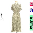 【5/8値下げ】【中古】【古着】 ダズリン dazzlin ワンピース チュニック ワンピース 小花柄シフォンワンピース 夏物 春夏 ブラック