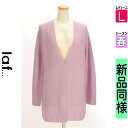 \SUMMER SALE★10%OFFクーポンで6138円/ ラエフ la.f... カーディガン ボレロ レディース 春 ピンク L ミドルニットカーディガン...