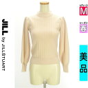 【5/8値下げ】【中古】【古着】 ジルバイジルスチュアート JILL by JILLSTUART ニット トップス スカーフ付きハイネックニット 春物 春秋 春夏 アイボリー