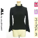 【5/8値下げ】【中古】【古着】 ジルバイジルスチュアート JILL by JILLSTUART ニット トップス パール付きベルスリーブニット 春物 春秋 春夏 ブラック