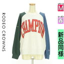 【5/8値下げ】【中古】【古着】 ロデオクラウン RODEO CROWNS スウェット パーカー トップス Championラグランスウェットトップス 春物 春秋 春夏 グレー