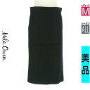 【5/8値下げ】【中古】【古着】 ミラオーウェン Mila Owen スカート スカート ニットペンシル膝下スカート オールシーズン ブラック