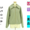 【5/8値下げ】【中古】【古着】 ストラ Stola. ブルゾン スタジャン アウター オーバーサイズドルマンブルゾン 冬物 冬 秋冬 カーキ