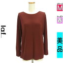 \週末限定★3000円OFFクーポン配布中/ ラエフ la.f... ニット レディース 春 長袖 レッド M ポートネックドロップショルダーニット 【中古】【...