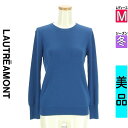 【5/8値下げ】【中古】【古着】 ロートレアモン LAUTREAMONT ニット トップス カラーニット 冬物 冬 秋冬 ブルー