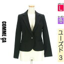 \24H限定★10%OFFクーポンで2871円/ コムサ COMME CA ジャケット レディース 冬 ブラック L KT KIYOKO TAKASE ウールジ...