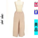 【5/8値下げ】【中古】【古着】 コンジェ ペイエ Conges payes パンツ パンツ アンクル丈サロペットワイドパンツ 夏物 春夏 ピンク