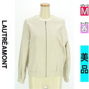 \超得★20%OFFクーポンで17512円/ ロートレアモン LAUTREAMONT ブルゾン スタジャン レディース 春 アイボリー M ジップアップブルゾン...