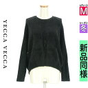 【5/8値下げ】【中古】【古着】 イェッカヴェッカ YECCA VECCA ニット トップス ラメニット 冬物 冬 秋冬 ブラック