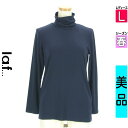\SUMMER SALE★10%OFFクーポンで2277円/ ラエフ la.f... カットソー プルオーバー レディース 春 長袖 紺色/ネイビー L タート...