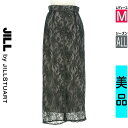 【5/8値下げ】【中古】【古着】 ジルバイジルスチュアート JILL by JILLSTUART ロングスカート マキシスカート スカート 花柄レースロングスカート オールシーズン ブラック