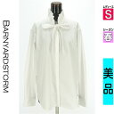 【5/8値下げ】【中古】【古着】 バンヤードストーム BARNYARDSTORM ブラウス シャツ フリル衿白ブラウス 春物 春秋 春夏 ホワイト