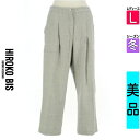 【5/8値下げ】【中古】【古着】 ヒロコビス HIROKO BIS パンツ パンツ ウールワイドテーパードパンツ 冬物 冬 秋冬 グレー